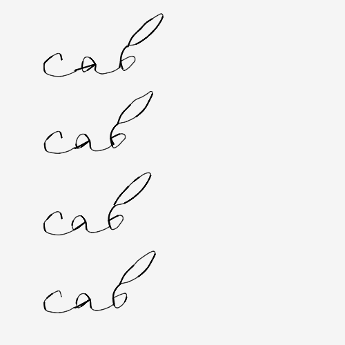 generative handwriting